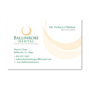 Ballinrobe Dental Business Card