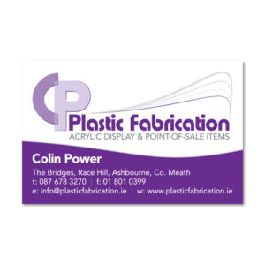 CP Plastic Fabrication Business Card