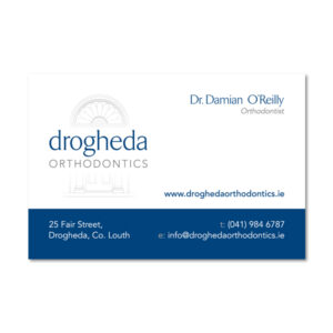 Drogheda Orthodontics Business Card