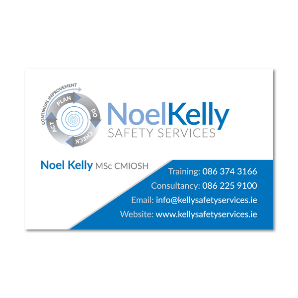 Noel Kelly Safety Services Business Card