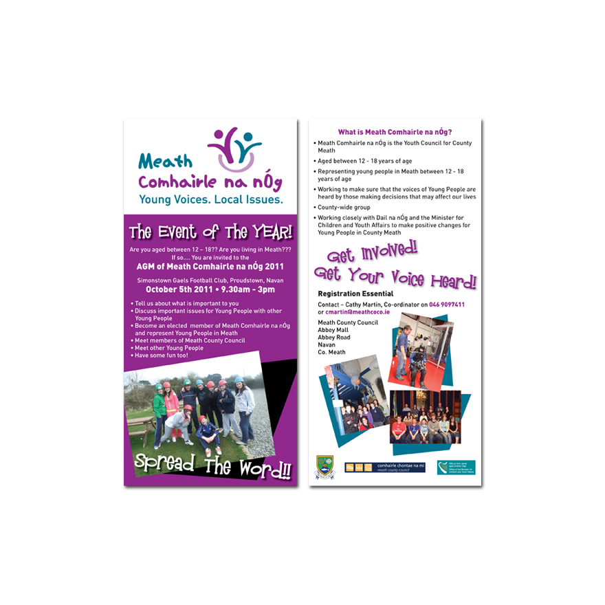 Meath Comhairle na nÓg Flyer | Meath County Council
