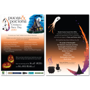 Meath County Council | Pucas & Potions Children's Arts Day Leaflet