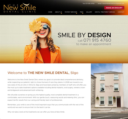 The New Smile Dental Clinic - Website