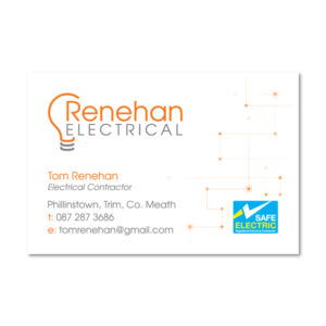 renehan Electrical Business Card