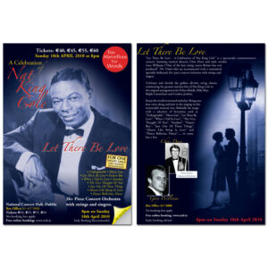 The National Concert Hall | Nat King Cole Concert Flyer