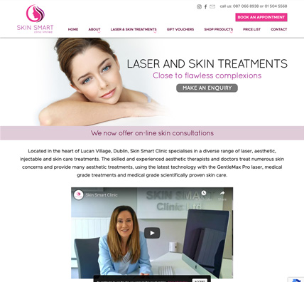 Skin Smart Clinic E-Commerce Website