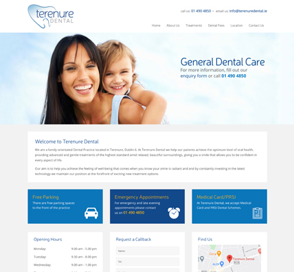 Terenure Dental - Website
