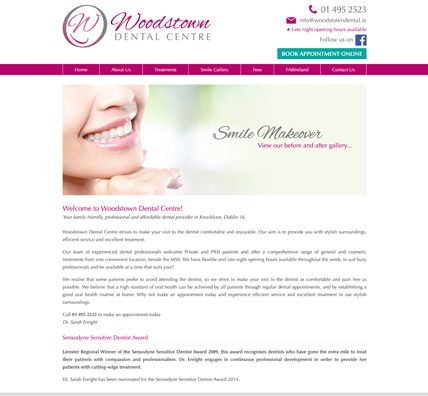Woodstown Dental Clinic - Website