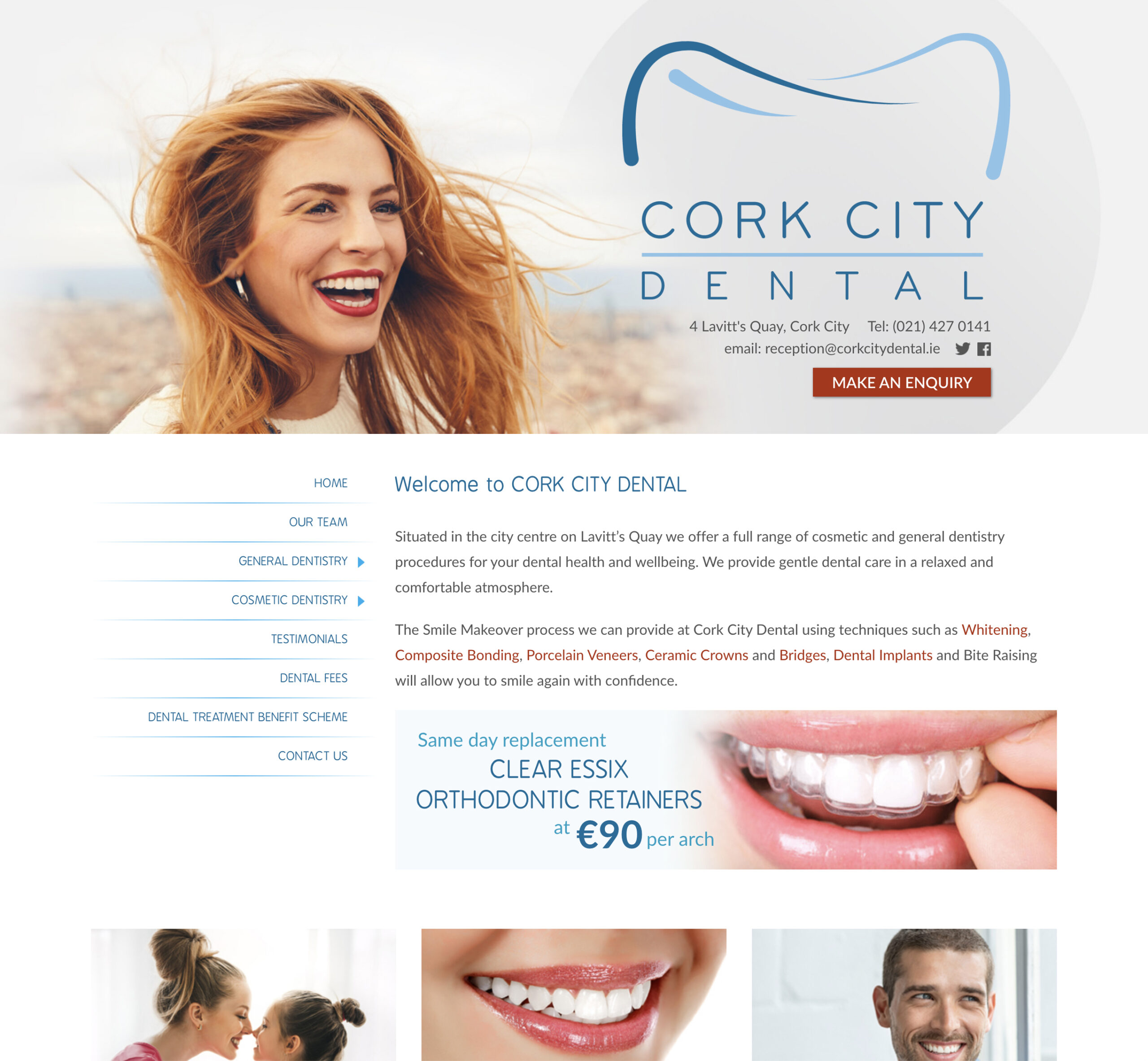 Cork City Dental - Website