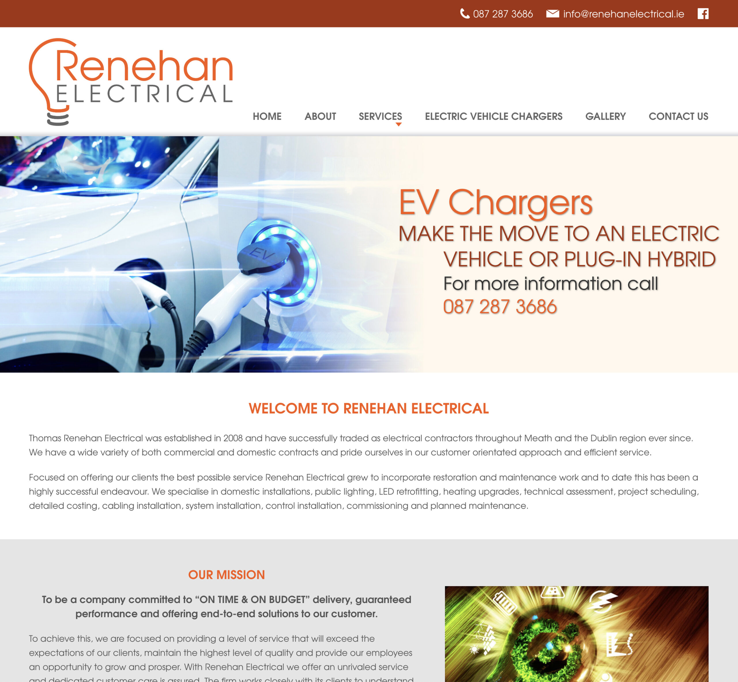 Renehan Electrical - Website