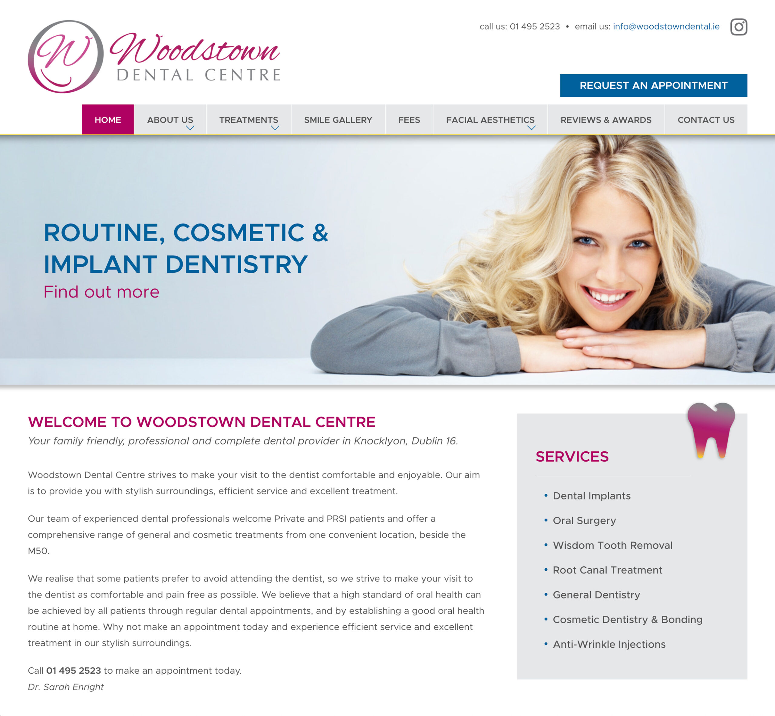 Woodstown Dental - Website