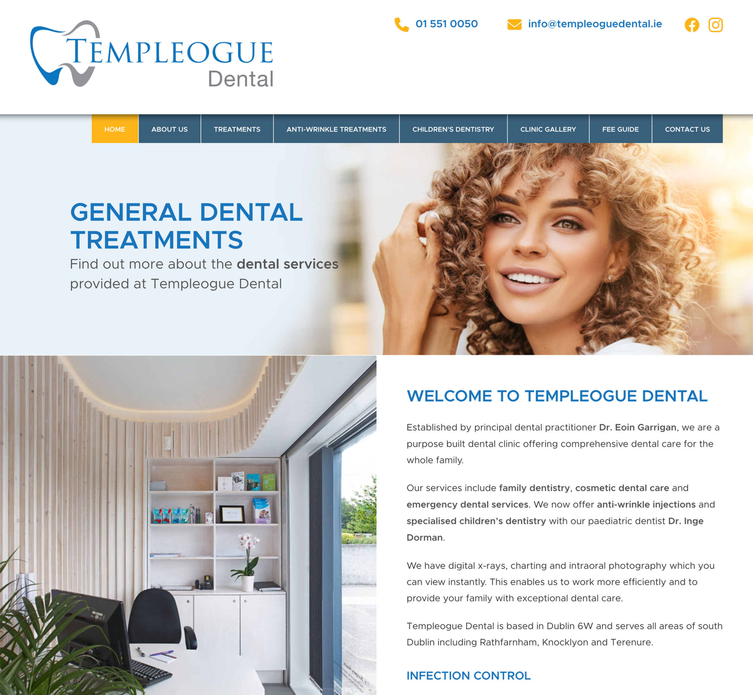 Templeogue Dental - Website