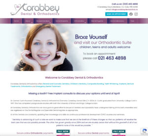 Corabbey Dental & Orthodontics Website