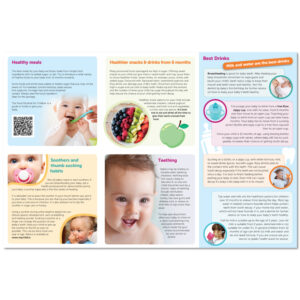 Dental Health Foundation | Caring for Children's Teeth 12-page Brochure Design